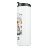 Santorini Greece Beautiful Island Thermosbecher (Nach rechts gedreht)