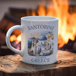 Santorini Greece Beautiful Paradise Kaffeetasse