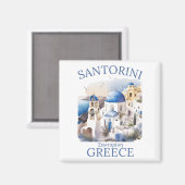 Santorini Greece Beautiful Paradise Magnet (Vorderseite/Rückseite)