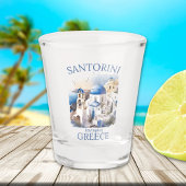 Santorini Greece Beautiful Paradise Schnapsglas