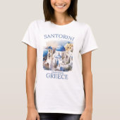 Santorini Greece Beautiful Paradise T-Shirt (Vorderseite)