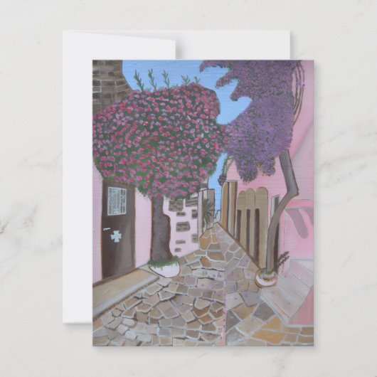 Santorini, Greece invitation card  Einladung (Vorderseite)