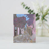 Santorini, Greece invitation card  Einladung (Stehend Vorderseite)