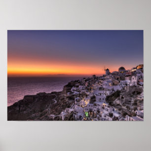 Santorini, Greece Poster