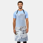 Santorini, greece schürze (Getragen)