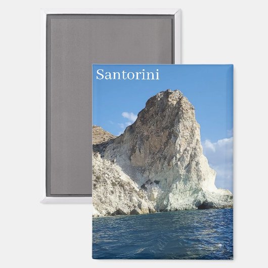 Santorini Greece Souvenir Magnet (Vorderseite/Rückseite)