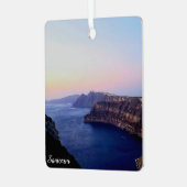 Santorini Greece Souvenir Ornament (Vorderseite links)