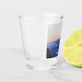 Santorini Greece Souvenir Shot Glass Schnapsglas (Links)