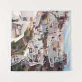 SANTORINI GRIECE WANDTEPPICH (Vorderseite (Horizontal))