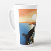 SANTORINI GRIECHENLAND #1 MILCHTASSE (Linke Ecke)