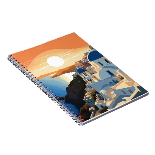 SANTORINI GRIECHENLAND #1 NOTIZBLOCK (Rechte Seite)