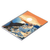 SANTORINI GRIECHENLAND #1 NOTIZBLOCK (Linke Seite)