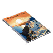 SANTORINI GRIECHENLAND #1 REISE JOURNAL NOTIZBLOCK (Rechte Seite)