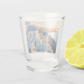 SANTORINI GRIECHENLAND #1 SCHNAPSGLAS (Rückseite)