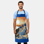 SANTORINI GRIECHENLAND #1 SCHÜRZE (Getragen)