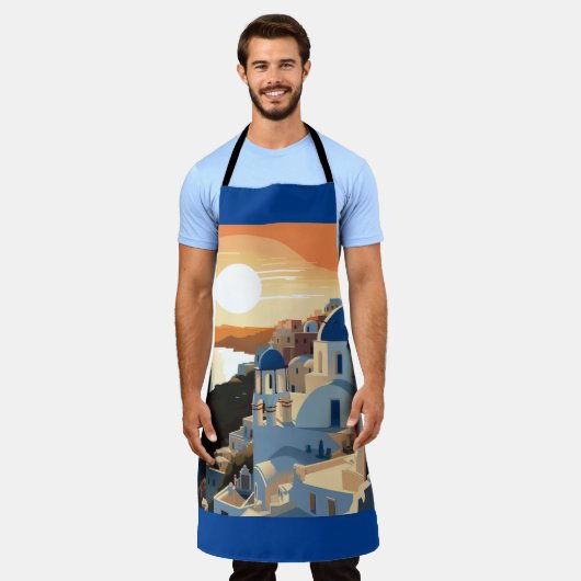 SANTORINI GRIECHENLAND #1 SCHÜRZE (Getragen)