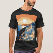 SANTORINI GRIECHENLAND #1 T-Shirt (Vorderseite)