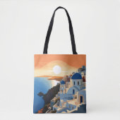 SANTORINI GRIECHENLAND #1 TASCHE (Vorderseite)