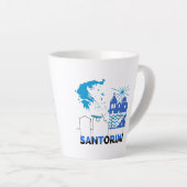 Santorini Griechenland.b Milchtasse (Rechte Ecke)