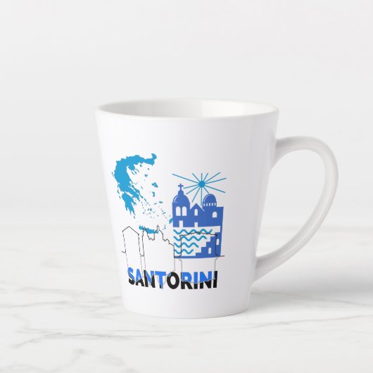 Santorini Griechenland.b Milchtasse (Rechts)