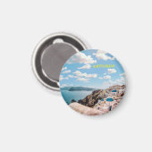 Santorini, Griechenland Beach House Magnet (Vorderseite/Rückseite)