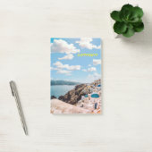 Santorini, Griechenland Beach House Post-it Klebezettel (Büro)