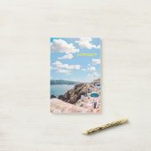 Santorini, Griechenland Beach House Post-it Klebezettel (Auf Schreibtisch)