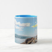 Santorini, Griechenland Beach House Tasse (Zentrum)