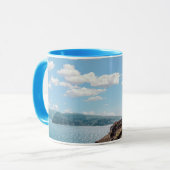 Santorini, Griechenland Beach House Tasse (Vorderseite Links)