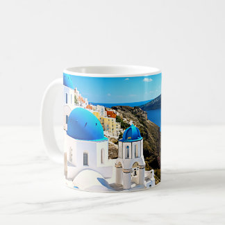 Santorini, Griechenland Blue Domes Kaffeetasse