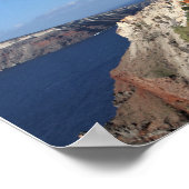 Santorini, Griechenland, Dorf Oia, Fotografie, Poster (Ecke)
