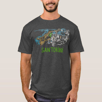Santorini Griechenland Einmaliges Kunsthandwerk Mä T-Shirt
