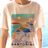 Santorini Griechenland - Europa Art Destination Tr T-Shirt