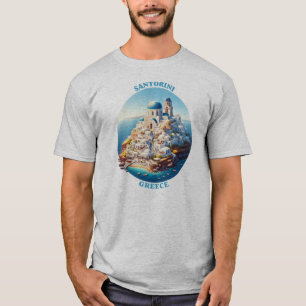 Santorini Griechenland Europa T-Shirt