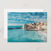 Santorini Griechenland Feiertagspostkarte (Vorne/Hinten)