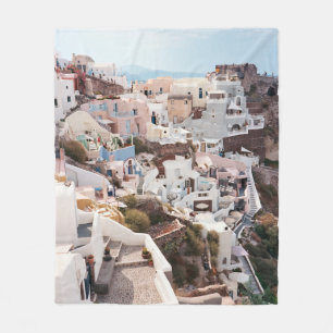 SANTORINI GRIECHENLAND FLEECEDECKE
