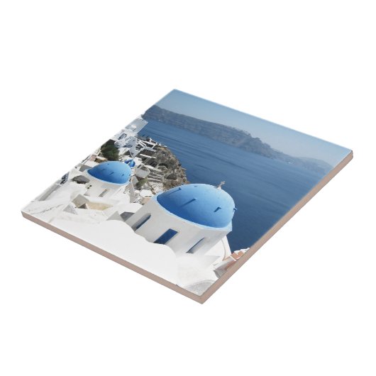 Santorini Griechenland Fliese (Seite)