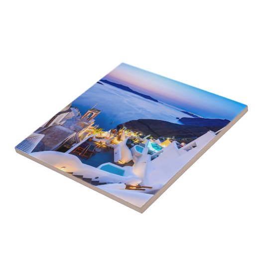 Santorini Griechenland Fliese (Seite)