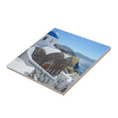 Santorini, Griechenland Fliese (Seite)