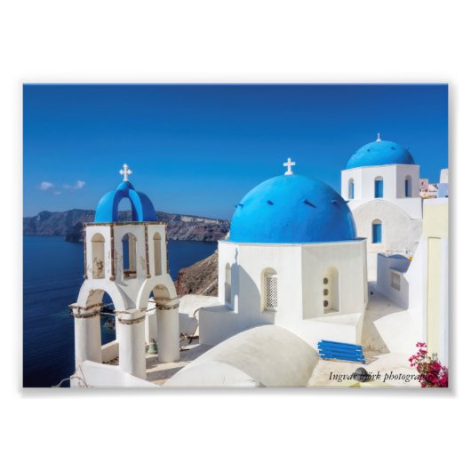 Santorini, Griechenland Fotodruck (Vorne)