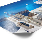 Santorini, Griechenland Fotodruck (Ecke)