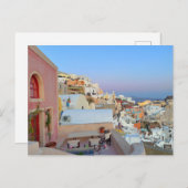 Santorini Griechenland Fotografie Postkarte (Vorne/Hinten)