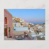 Santorini Griechenland Fotografie Postkarte (Vorderseite)
