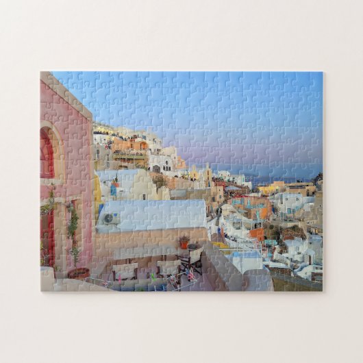 Santorini Griechenland Fotografie Puzzle (Horizontal)