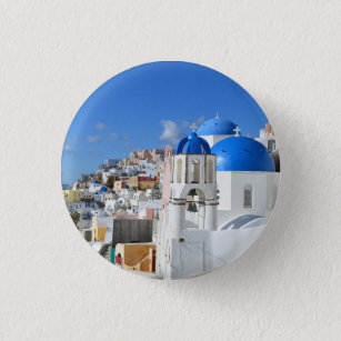 Santorini Griechenland Gel Mouse Pad Geschenkboxen Button