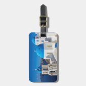 Santorini Griechenland Gepäckanhänger (Vorderseite vertikal)