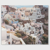 SANTORINI GRIECHENLAND GESCHENKPAPIER (Flach)