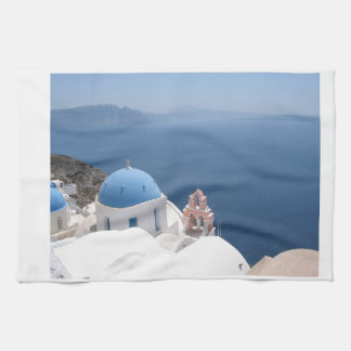 Santorini Griechenland Geschirrtuch
