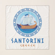 Santorini, Griechenland, griechisches Schiffsdesig