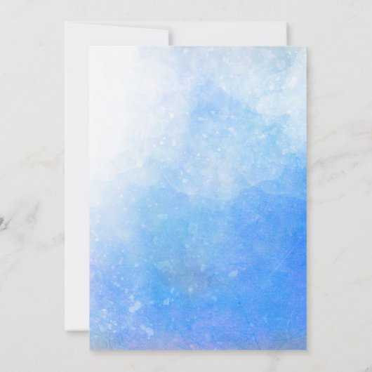 Santorini Griechenland Hochzeit in Urlaubsort Einladung (Rückseite)